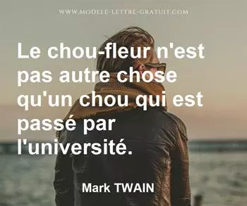 Citation de Mark TWAIN