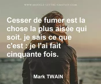 Citation de Mark TWAIN