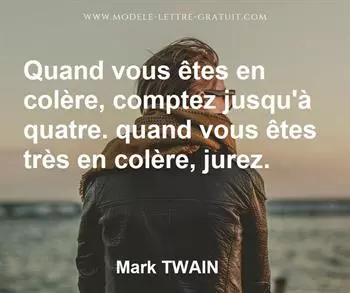 Citation de Mark TWAIN