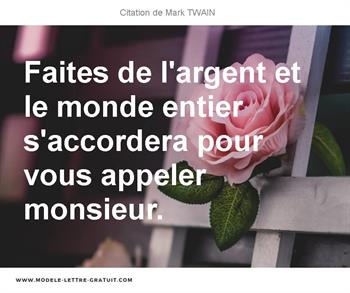 Citations Mark TWAIN