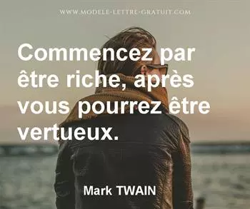 Citation de Mark TWAIN