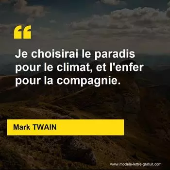 Citation Mark TWAIN