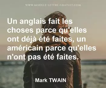 Citation de Mark TWAIN