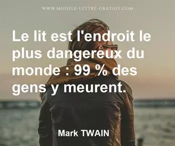 Citation de Mark TWAIN