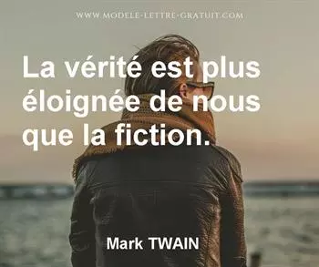 Citation de Mark TWAIN