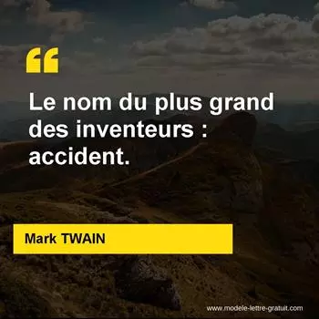 Citation Mark TWAIN