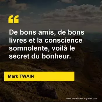 Citation Mark TWAIN