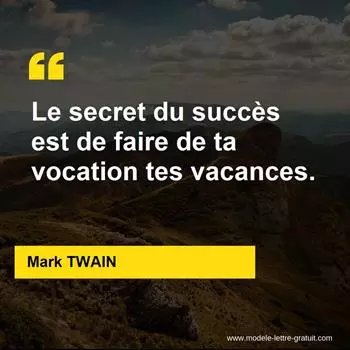 Citation Mark TWAIN