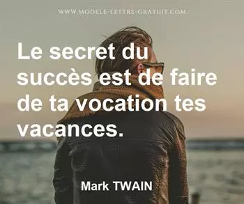 Citation de Mark TWAIN