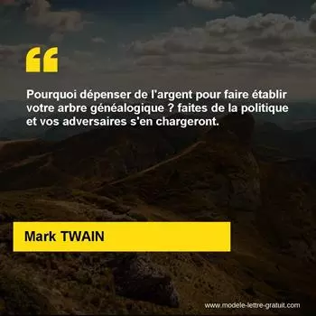 Citation Mark TWAIN