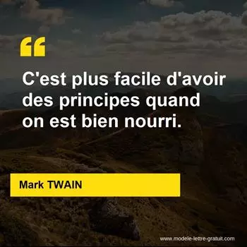 Citation Mark TWAIN