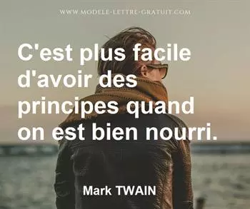 Citation de Mark TWAIN
