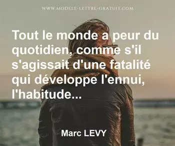 Citation de Marc LEVY