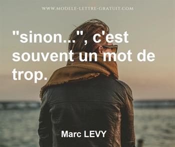 Citation de Marc LEVY