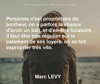Citation de Marc LEVY