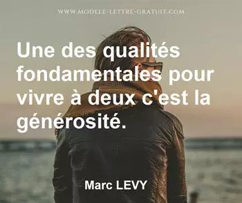 Citation de Marc LEVY