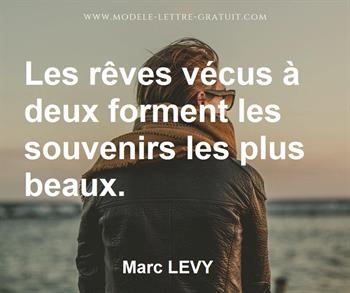 Citation de Marc LEVY