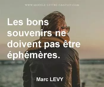 Citation de Marc LEVY