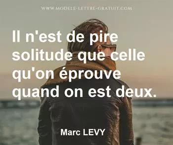 Citation de Marc LEVY