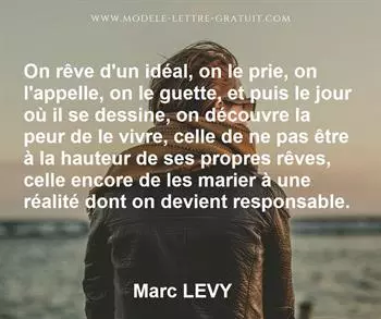 Citation de Marc LEVY