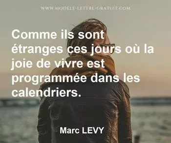 Citation de Marc LEVY