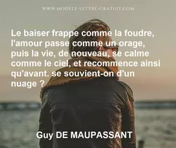Citation de Guy DE MAUPASSANT