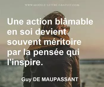 Citation de Guy DE MAUPASSANT