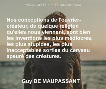 Citation de Guy DE MAUPASSANT