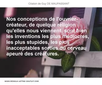 Citations Guy DE MAUPASSANT