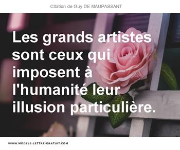 Citations Guy DE MAUPASSANT