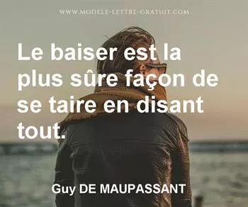 Citation de Guy DE MAUPASSANT