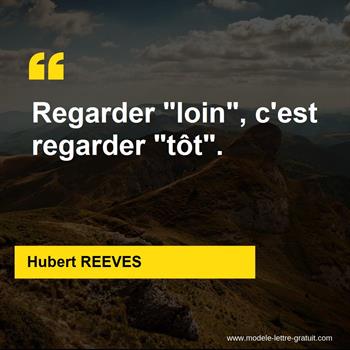 Citations Hubert REEVES
