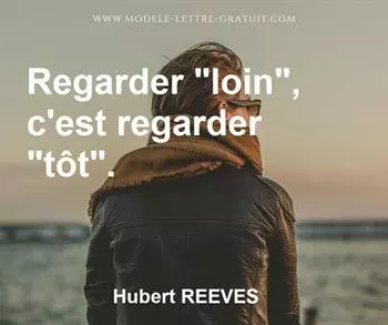 Citation de Hubert REEVES