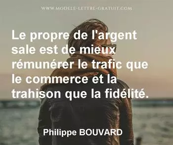 Citation de Philippe BOUVARD