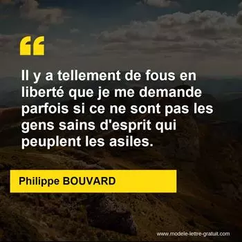 Citation Philippe BOUVARD