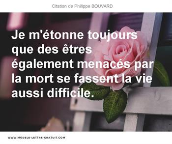 Citations Philippe BOUVARD