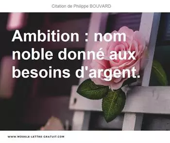 Citations Philippe BOUVARD