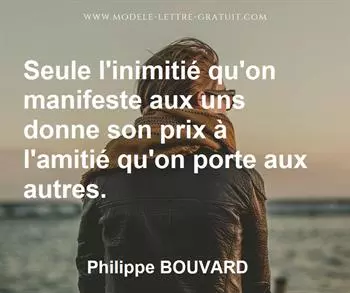 Citation de Philippe BOUVARD