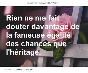 Citations Philippe BOUVARD