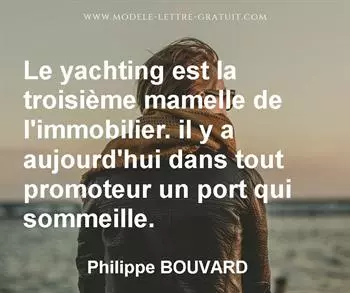 Citation de Philippe BOUVARD