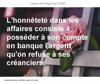 Citations Philippe BOUVARD