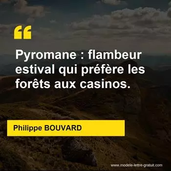 Citation Philippe BOUVARD