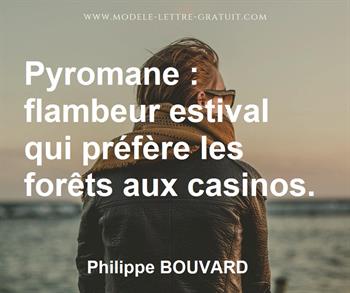 Citation de Philippe BOUVARD