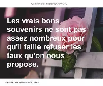 Citations Philippe BOUVARD