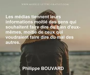Citation de Philippe BOUVARD