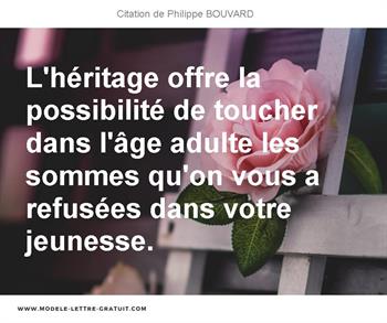 Citations Philippe BOUVARD