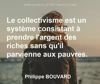 Citation de Philippe BOUVARD