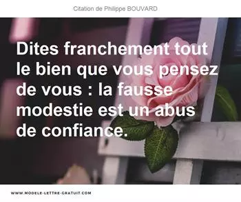 Citations Philippe BOUVARD