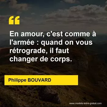 Citation Philippe BOUVARD