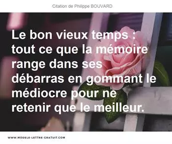 Citations Philippe BOUVARD